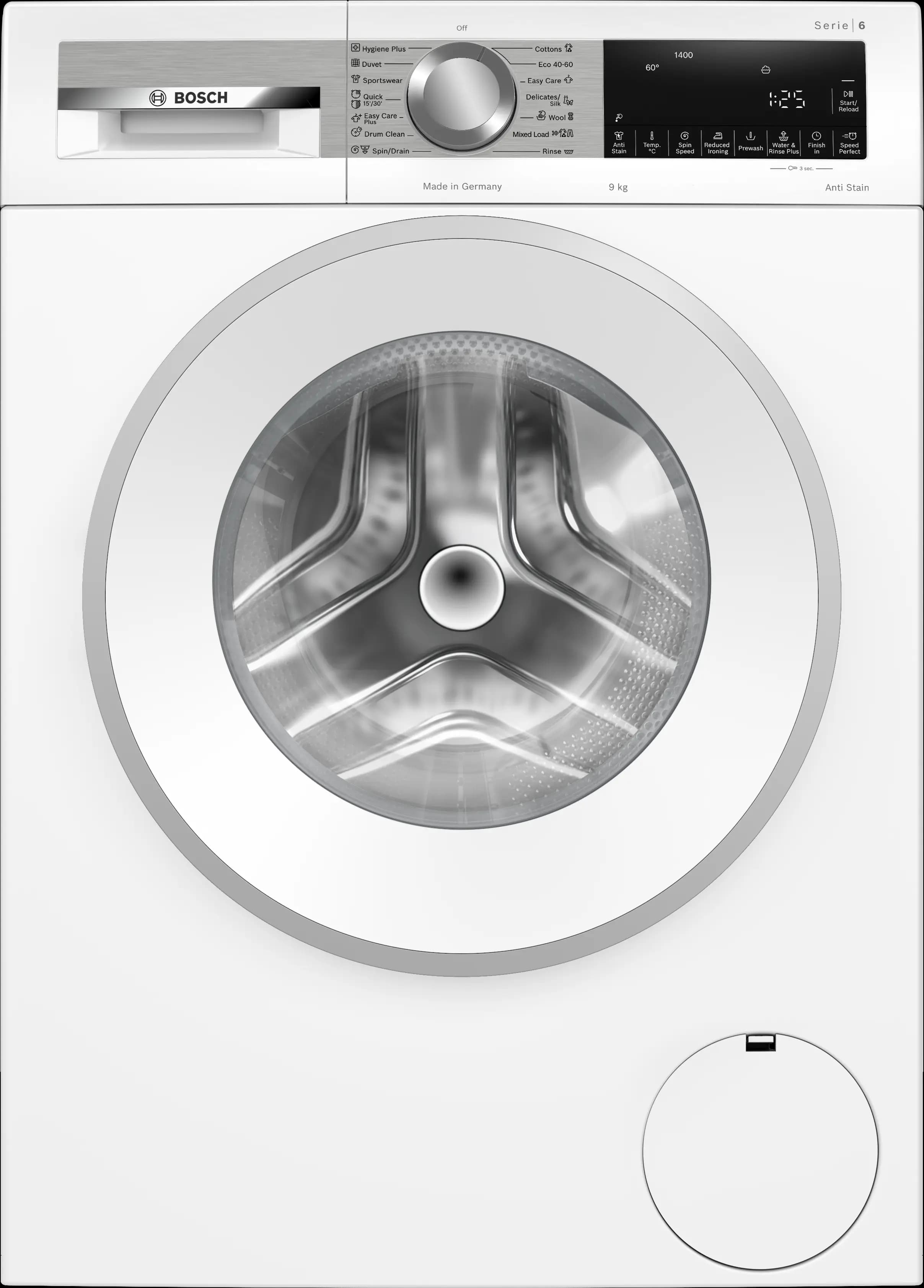 סדרה 6 מכונת כביסה פתח קדמי 9 kg WGG24400IL