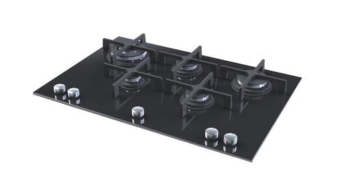 כיריים גז Crystal 75 דגם CT750B פרטלי Fratelli