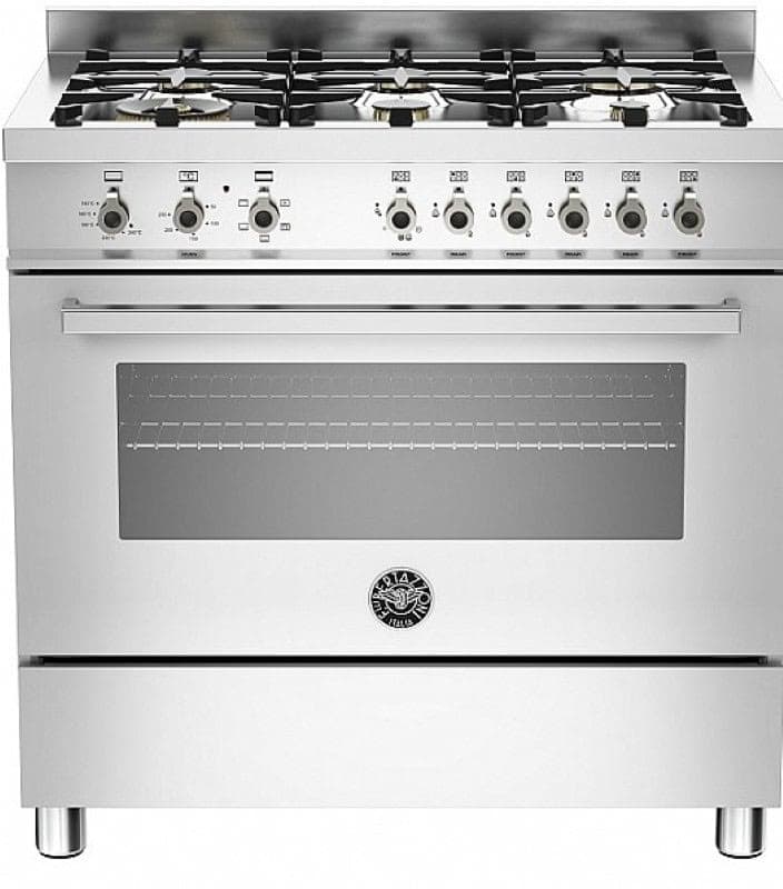 תנור רחב משולב דגם PRO906HYBSXT ברטזוני Bertazzoni