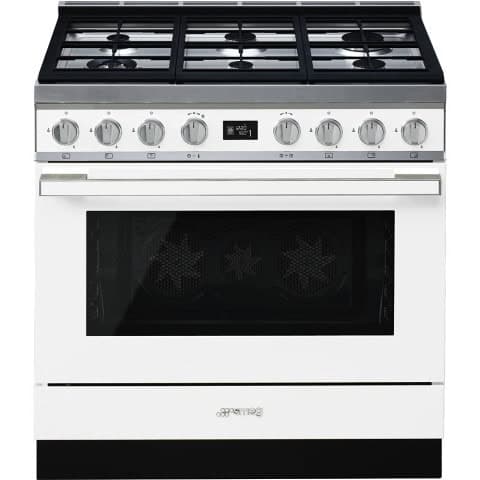 תנור משולב רחב פירוליטי דגם CPF9GPWH סמג Smeg