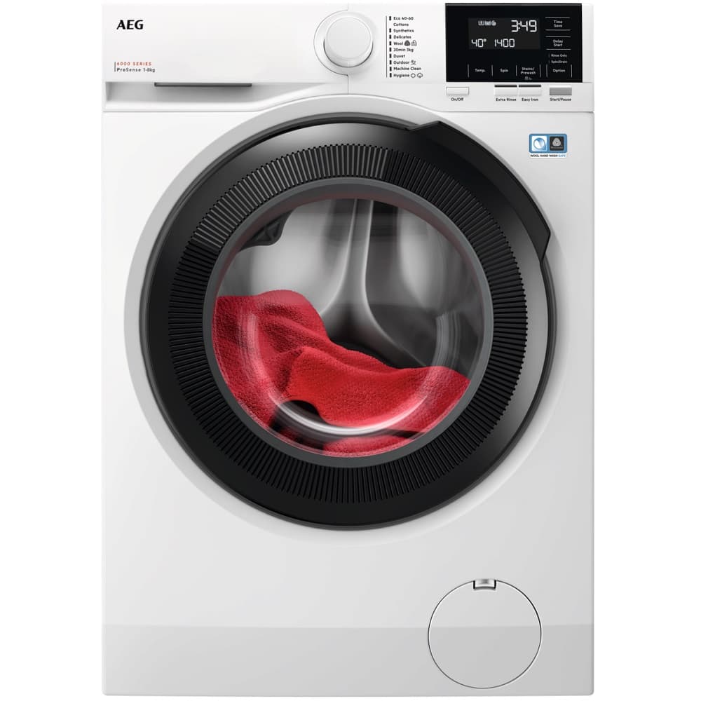 מכונת כביסה פתח חזית - 8 ק"ג AEG א.א.ג. ProSense Series 6000 LF61844BM