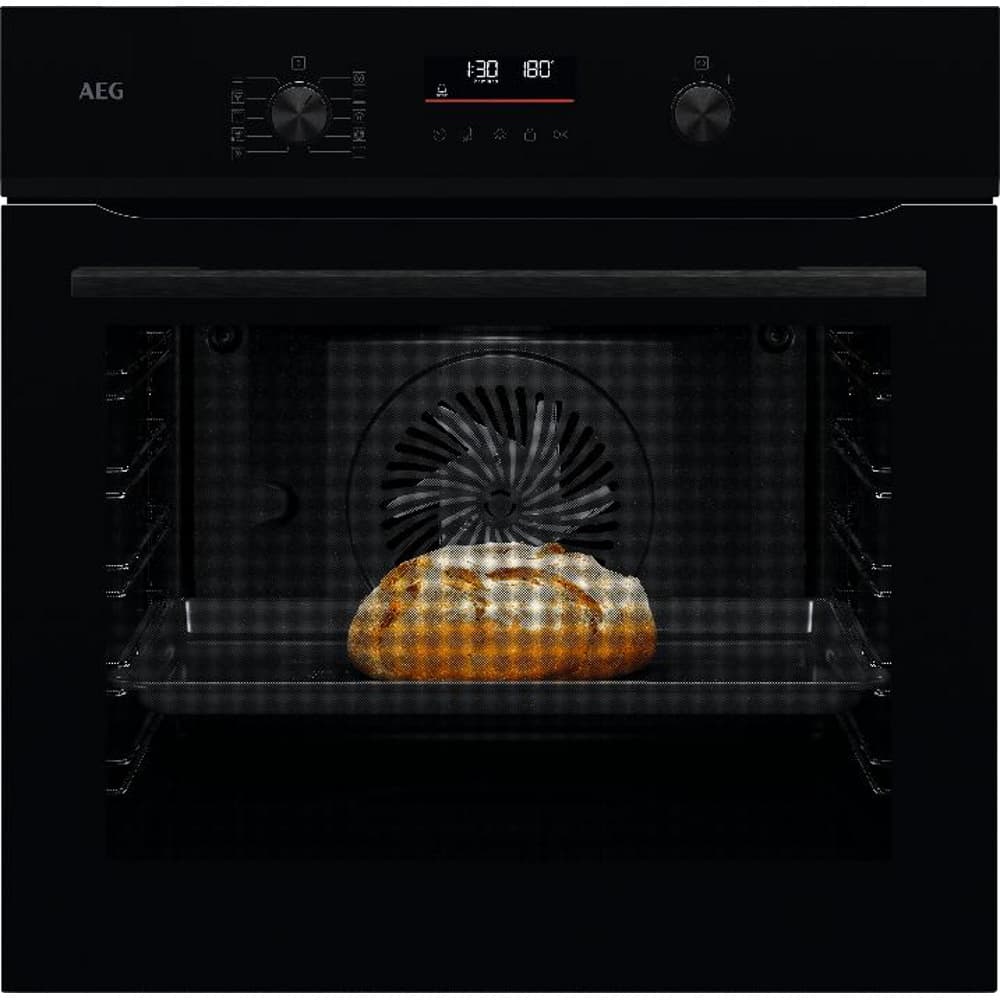תנור בנוי - 71 ליטר AEG א.א.ג. Series 5000 Multifunction Oven SteamBake Pyroluxe® Plus ABA55411B