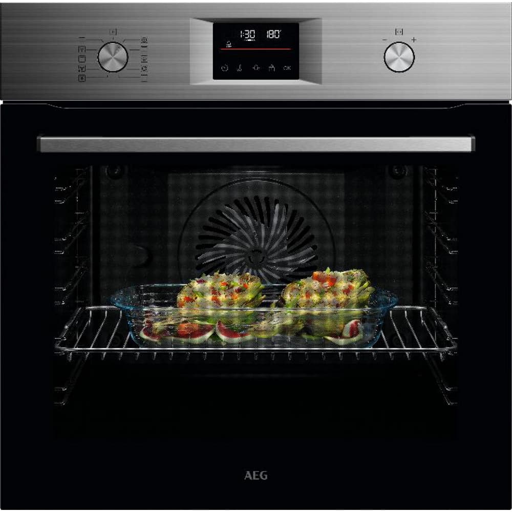 תנור בנוי - 71 ליטר AEG א.א.ג. Series 5000 Multifunction Oven SteamBake Pyroluxe® Plus ABA55411M